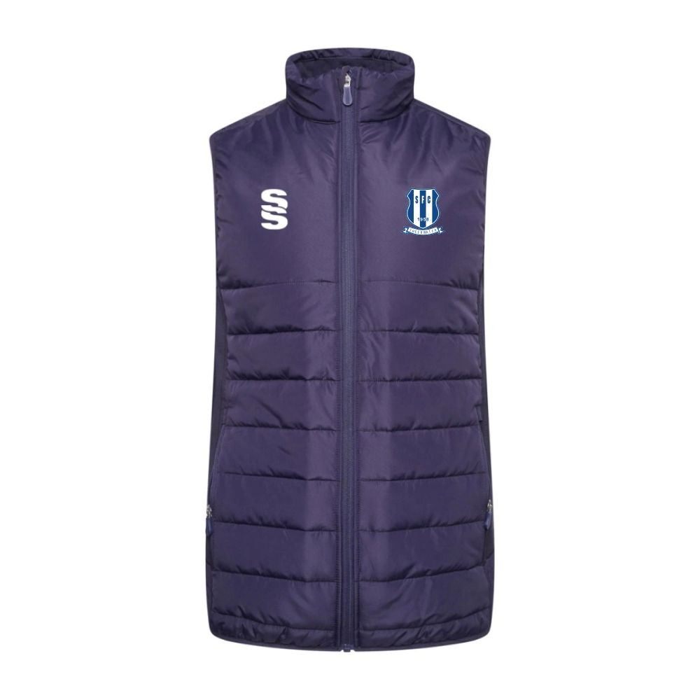 Sheerwater FC - Coaches Active Padded Gilet - Unisex Fit - Navy - Adults