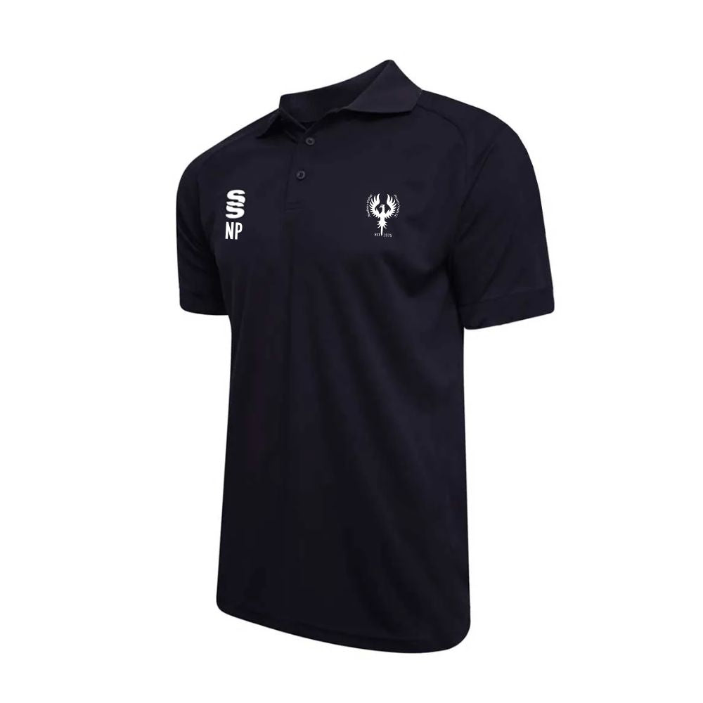 Needham Market Phoenix FC - Coaches Dual Polo Shirt - Unisex Fit - Navy - Adults