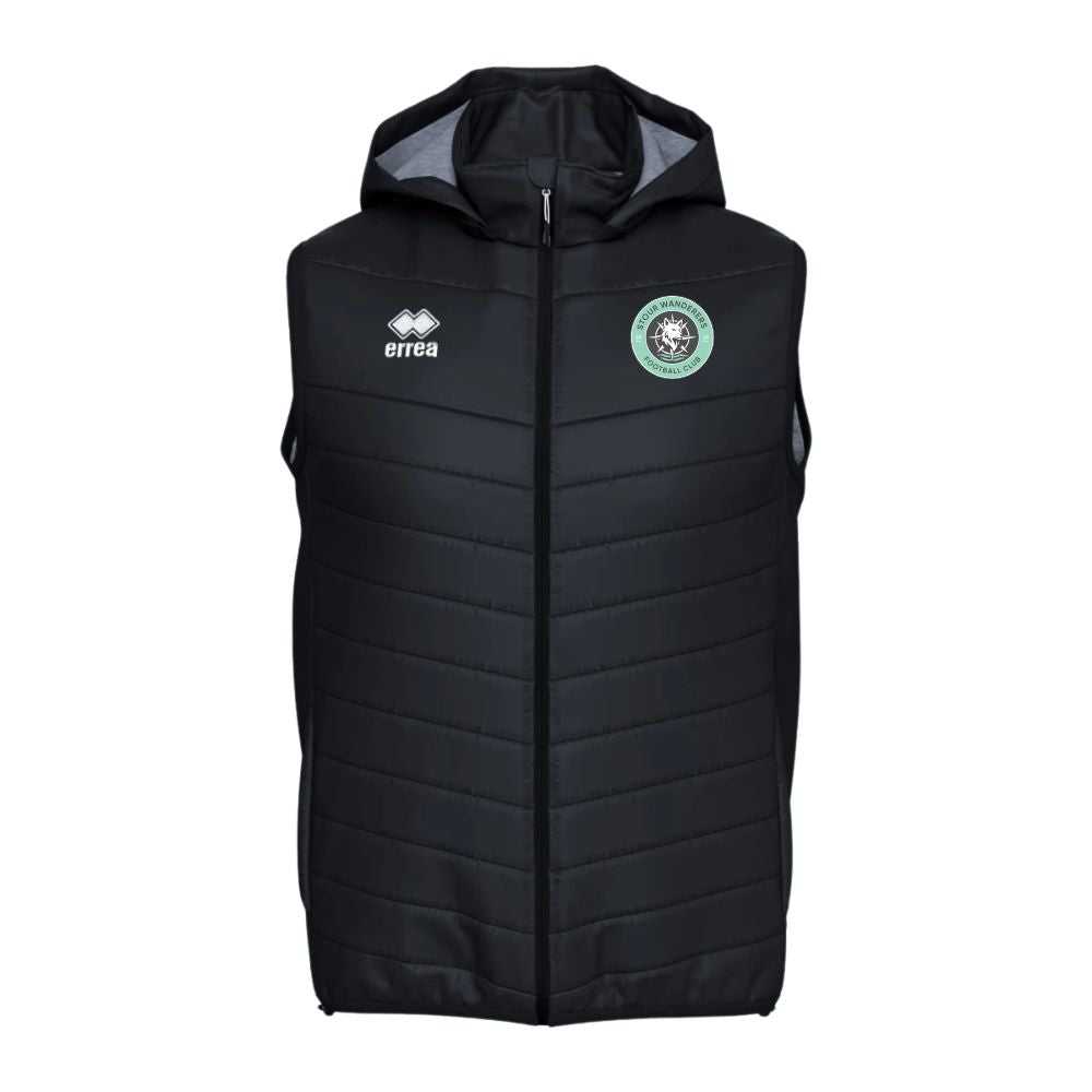 Stour Wanderers - Coaches Gilet Errea Scozia - Black - Adults