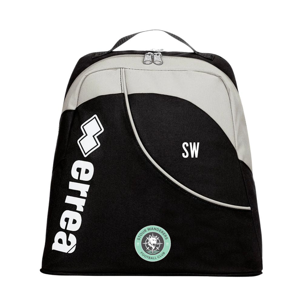 Stour Wanderers - Players Back Pack Errea Lynos Small - Black/Grey