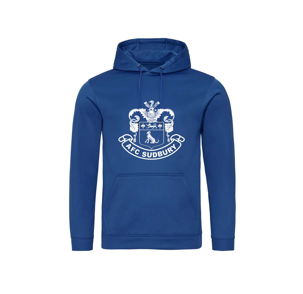 AFC Sudbury - Blue Sports Hoodie - Unisex Fit - Adults
