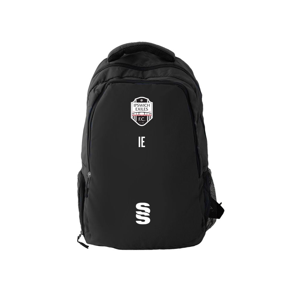 Ipswich Exiles FC - Coaches Back Pack - Black