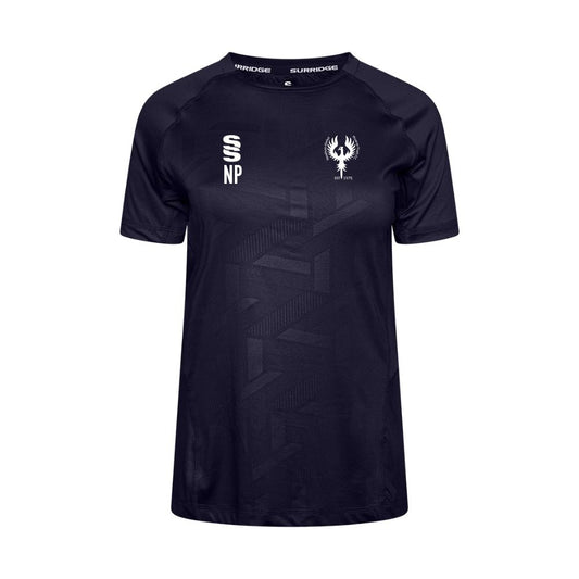 Needham Market Phoenix FC - Coaches Impact Training T-Shirt - Female Fit - Navy - Adults