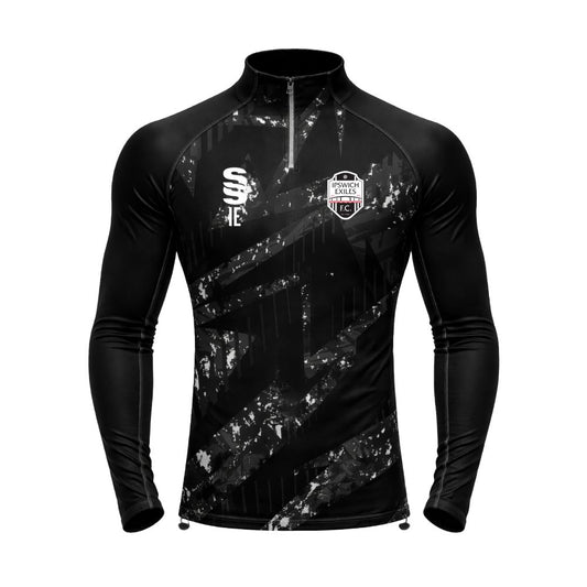 Ipswich Exiles FC - Coaches Tempo 1/4 Zip - Unisex Fit - Black - Adults