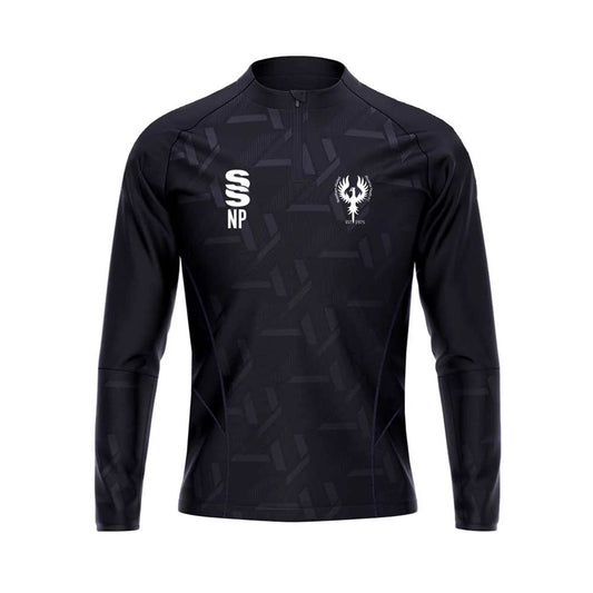 Needham Market Phoenix FC - Coaches Impact 1/4 Zip - Unisex Fit - Navy - Adults