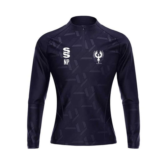 Needham Market Phoenix FC - Coaches Impact 1/4 Zip - Female Fit - Navy - Adults