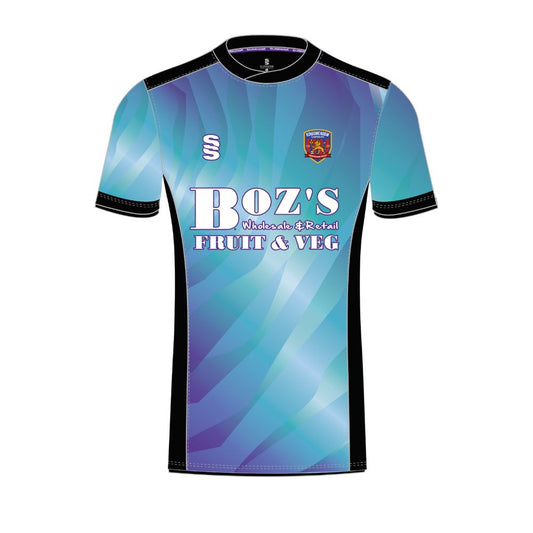 Kingsmeadow FC - Players Away Playing Shirt - Unisex Fit - Teal/Black - Adults