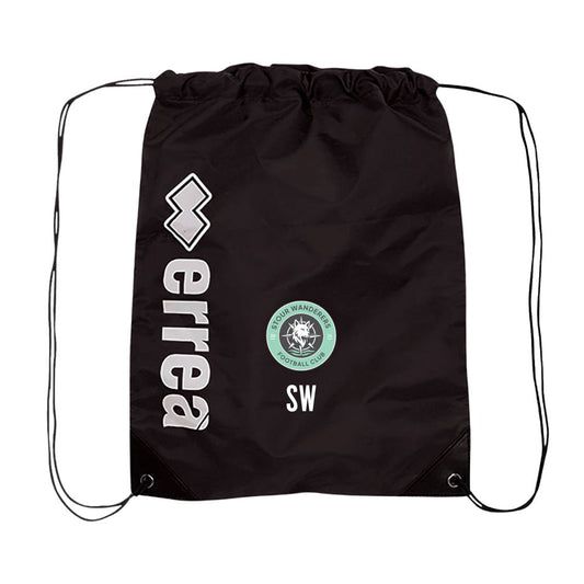 Stour Wanderers - Players Drawstring Bag Errea Luis - Black