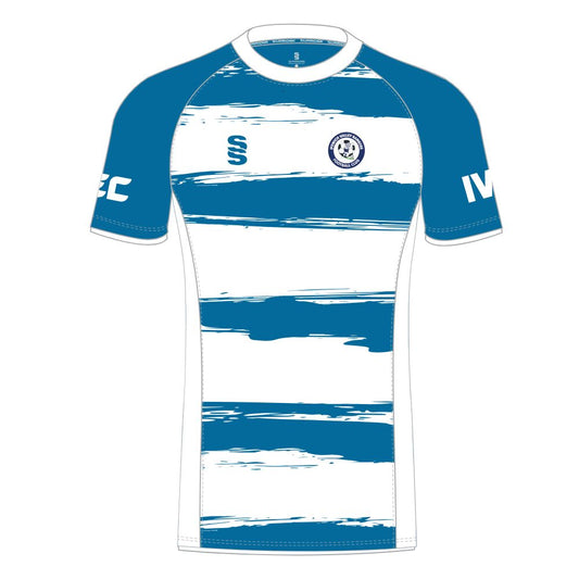 Ipswich Valley Rangers FC - Players Home Playing Shirt - Unisex Fit - Royal/White - Adults