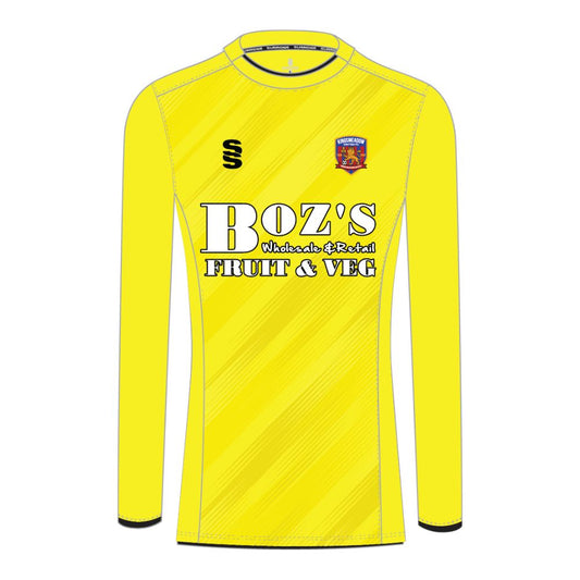 Kingsmeadow FC - Players GK Away Playing Shirt - Female Fit - Yellow - Adults