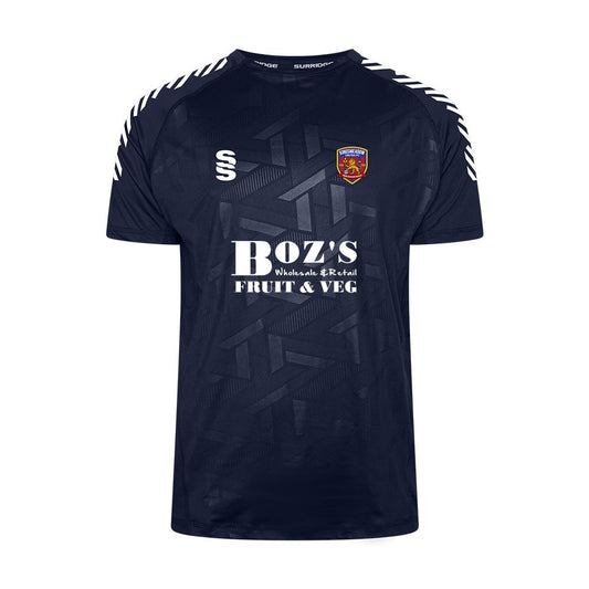 Kingsmeadow FC - Players Impact Training T-Shirt - Unisex Fit - Navy/White - Adults
