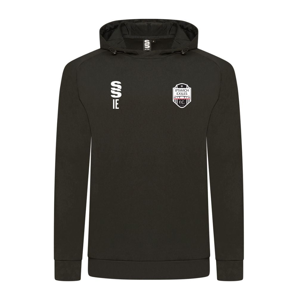 Ipswich Exiles FC - Coaches Active Hoody - Unisex Fit - Black - Adults