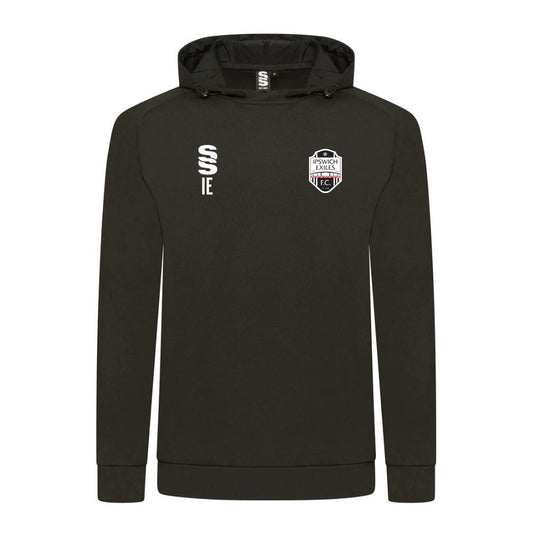 Ipswich Exiles FC - Coaches Active Hoody - Unisex Fit - Black - Adults