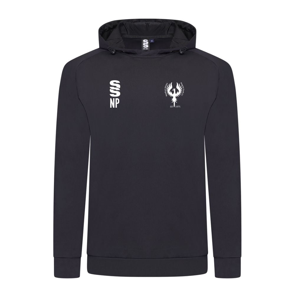 Needham Market Phoenix FC - Players Active Hoody - Unisex Fit - Black - Adults