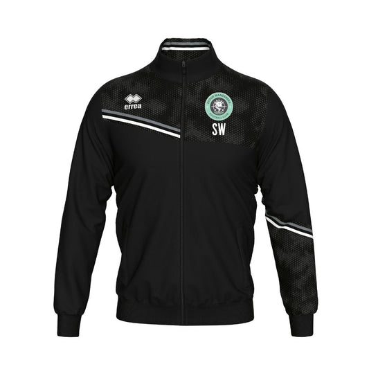 Stour Wanderers - Players Full Zip Tracksuit Top Errea Erick - Black/Anthracite - Youths