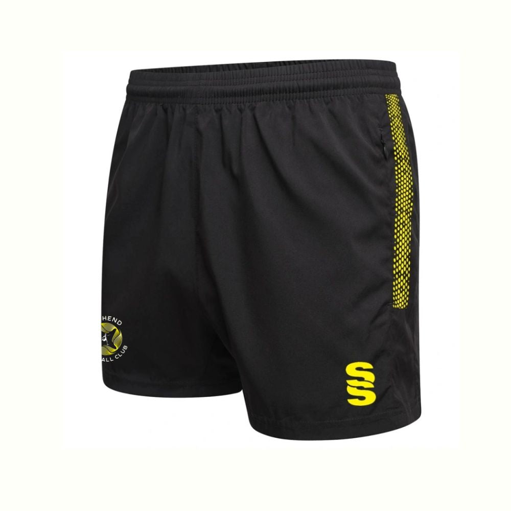 Highend FC - Coaches Performance Gym Short - Unisex Fit - Black - Adults