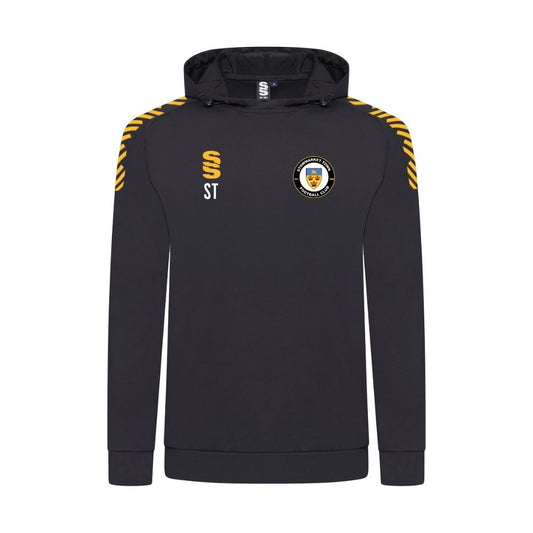 Stowmarket Town FC - Coaches Active Hoody - Unisex Fit - Black - Adults
