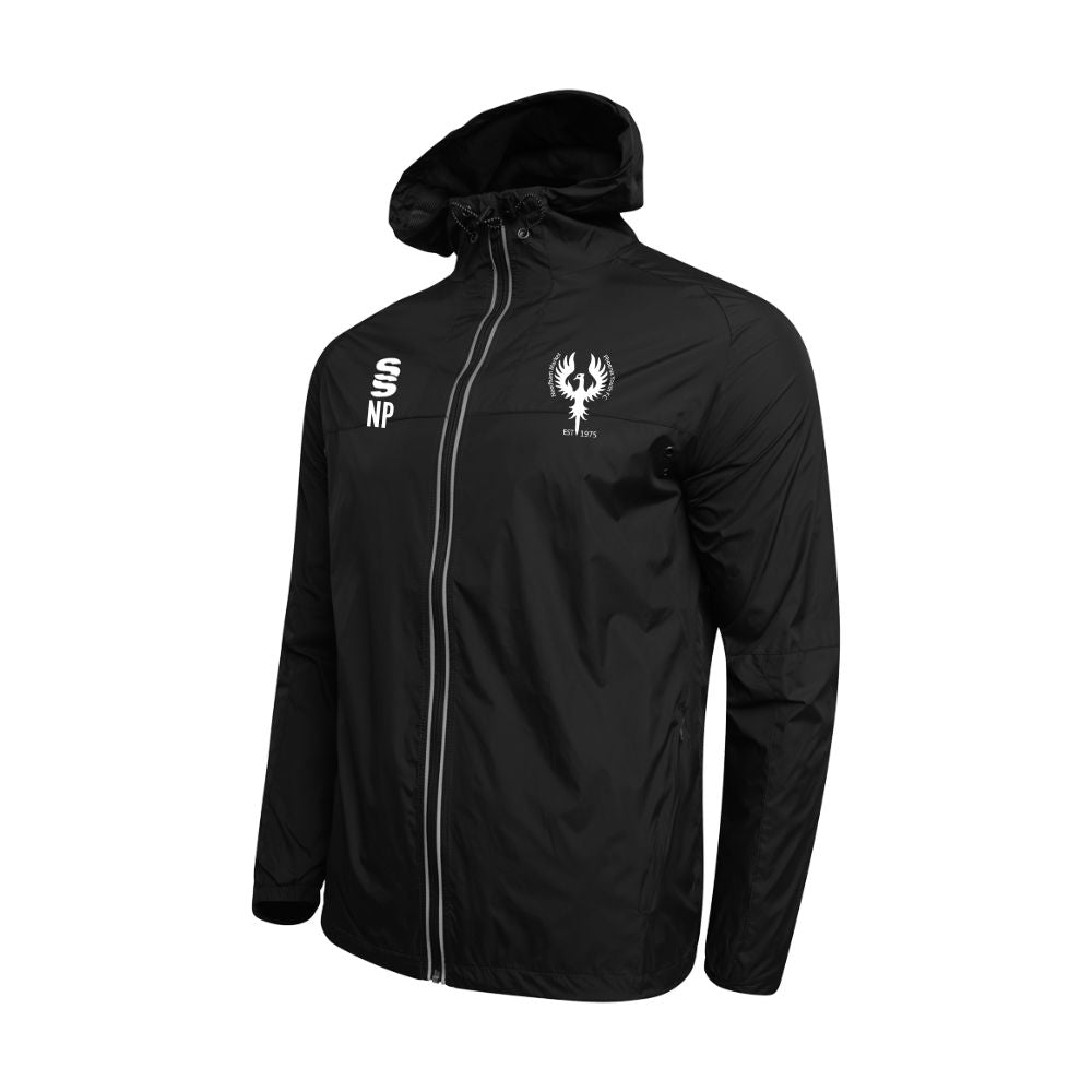 Needham Market Phoenix FC - Players Dual Rain Jacket - Unisex Fit - Black - Adults