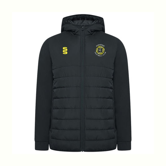 Highend FC - Coaches Active Hybrid Jacket - Unisex Fit - Black - Adults