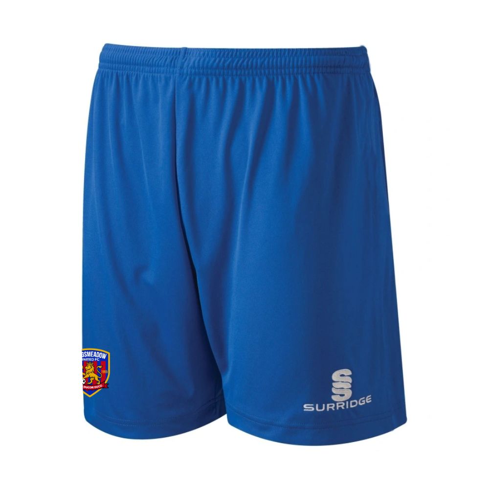 Kingsmeadow FC - Players Training Shorts - Unisex Fit - Royal - Youths