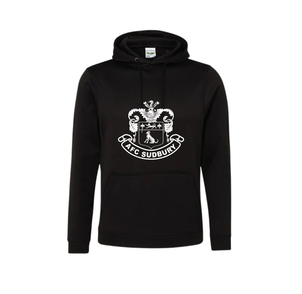 AFC Sudbury - Black Sports Hoodie - Unisex Fit - Adults