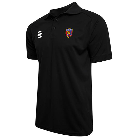Kingsmeadow FC - Coaches Dual Polo Shirt - Unisex Fit - Black - Adults