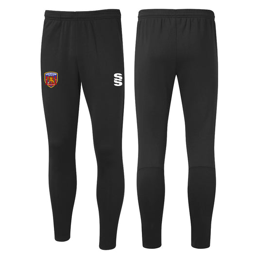Kingsmeadow FC - Coaches Skinny Tracksuit Bottoms - Unisex Fit - Black - Adults