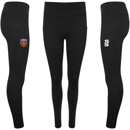 Kingsmeadow FC - Coaches Performance Leggings - Female Fit - Black - Adults