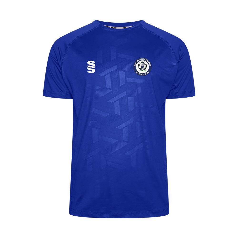 Ipswich Valley Rangers FC - Players Impact Training T-Shirt - Unisex Fit - Royal - Adults