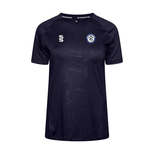 Ipswich Valley Rangers FC - Coaches Impact Training T-Shirt - Female Fit - Navy - Adults