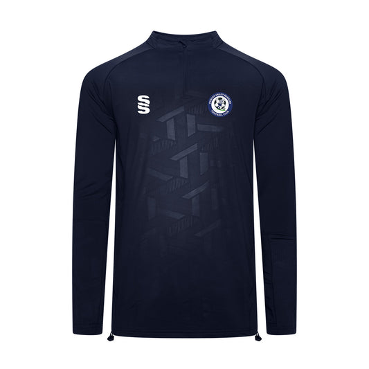 Ipswich Valley Rangers FC - Coaches Impact 1/4 Zip - Unisex Fit - Navy - Adults