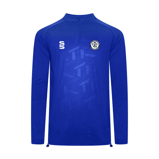 Ipswich Valley Rangers FC - Players Impact 1/4 Zip - Unisex Fit - Royal - Adults