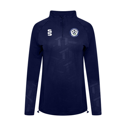 Ipswich Valley Rangers FC - Coaches Impact 1/4 Zip - Female Fit - Navy - Adults