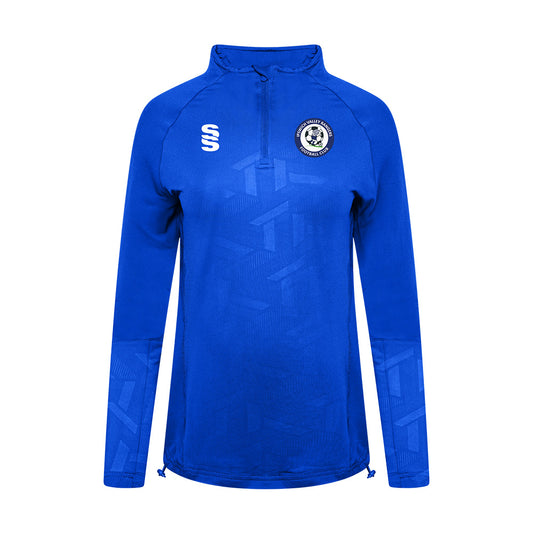 Ipswich Valley Rangers FC - Players Impact 1/4 Zip - Female Fit - Royal - Adults