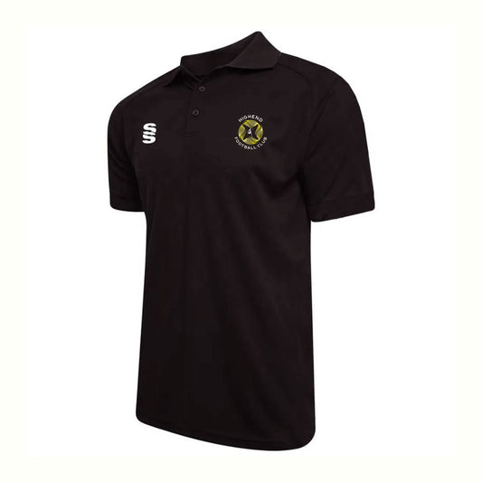 Highend FC - Senior Players Dual Polo Shirt - Unisex Fit - Black - Adults