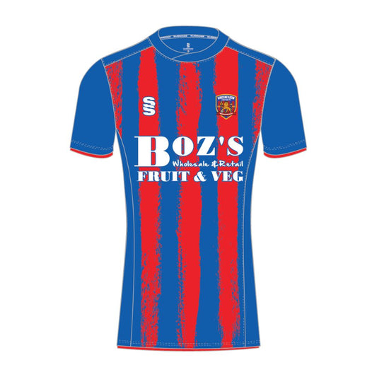 Kingsmeadow FC - Players Home Playing Shirt - Female Fit - Royal/Red - Adults