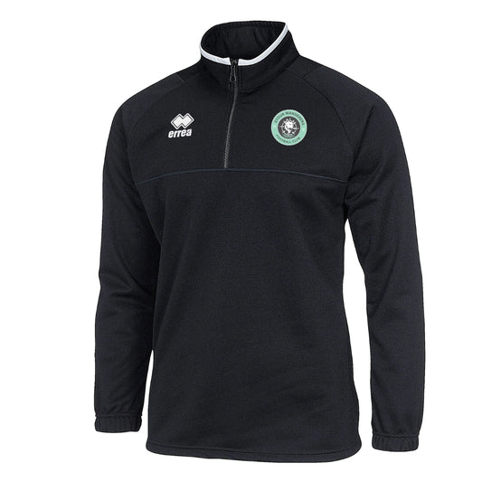 Stour Wanderers - Players Half Zip Top Errea Mansel 3.0 - Black - Adults