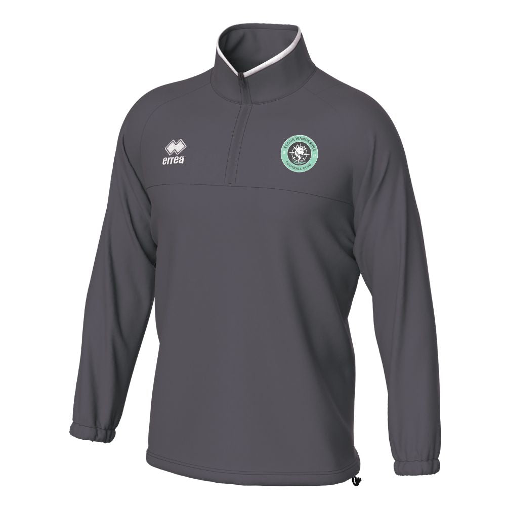Stour Wanderers - Coaches Half Zip Top Errea Mansel 3.0 - Anthracite - Adults