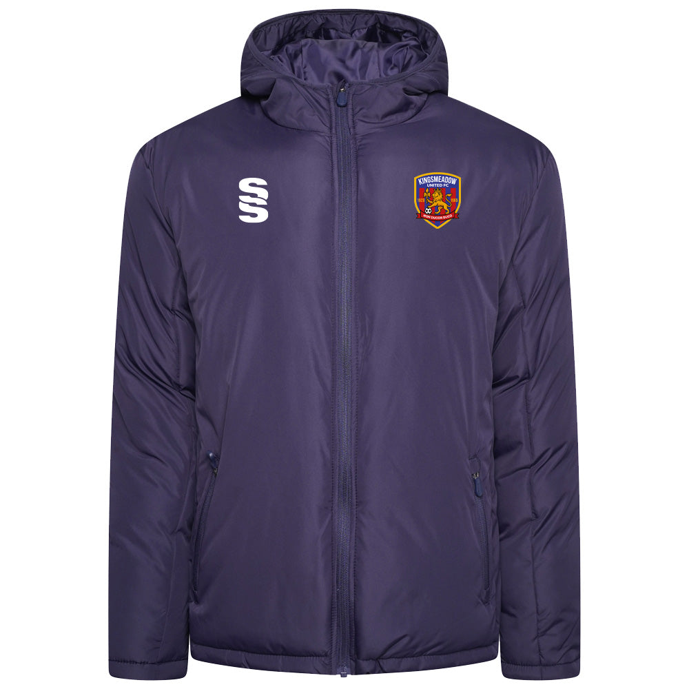 Kingsmeadow FC - Players Active Padded Jacket - Unisex Fit - Navy - Adults