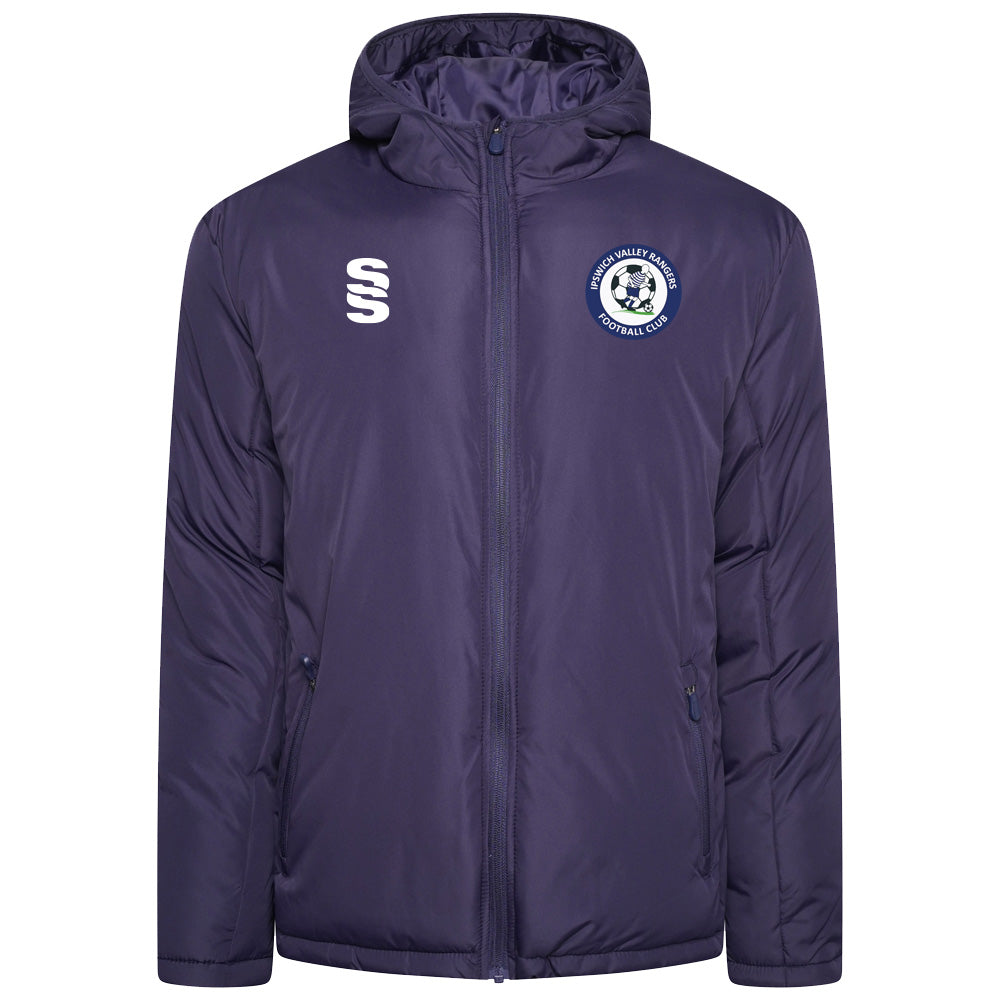 Ipswich Valley Rangers FC - Coaches Active Padded Jacket - Unisex Fit - Navy - Adults