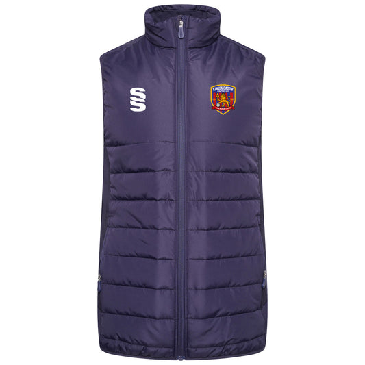 Kingsmeadow FC - Players Active Padded Gilet - Unisex Fit - Navy - Adults