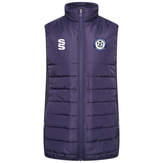 Ipswich Valley Rangers FC - Players Active Padded Gilet - Unisex Fit - Navy - Adults